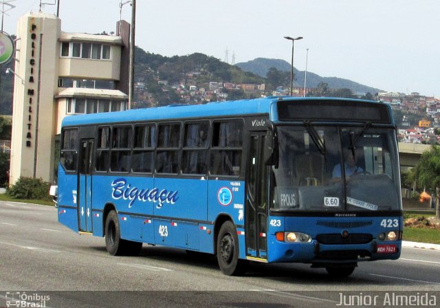 Biguaçu Transportes Coletivos Administração e Participação 423 na cidade de Florianópolis, Santa Catarina, Brasil, por Junior Almeida. ID da foto: 4817376.