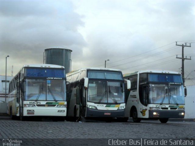 Empresa Gontijo de Transportes 15645 na cidade de Feira de Santana, Bahia, Brasil, por Cleber Bus. ID da foto: 4818312.