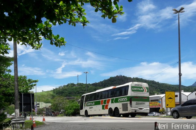 Empresa Gontijo de Transportes 20155 na cidade de Casimiro de Abreu, Rio de Janeiro, Brasil, por Neri  Ferreira. ID da foto: 4816397.