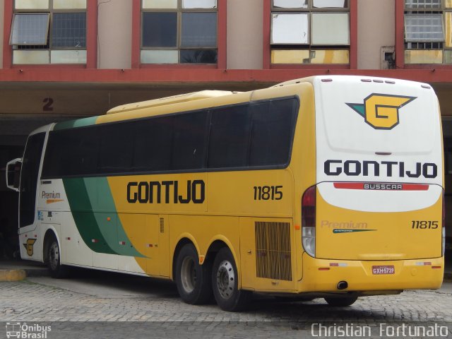 Empresa Gontijo de Transportes 11815 na cidade de Governador Valadares, Minas Gerais, Brasil, por Christian  Fortunato. Número da foto: #4816587.