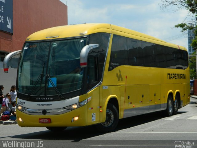 Viação Itapemirim 60607 na cidade de Rio de Janeiro, Rio de Janeiro, Brasil, por Wellington de Jesus Santos. Número da foto: #4818456.
