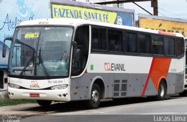 Evanil Transportes e Turismo RJ 132.014 na cidade de Nova Iguaçu, Rio de Janeiro, Brasil, por Lucas Lima. Número da foto: #4817751.