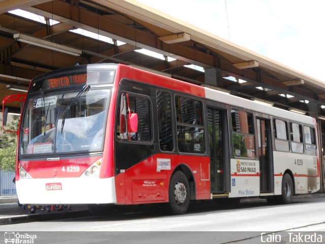 Express Transportes Urbanos Ltda 4 8259 na cidade de São Paulo, São Paulo, Brasil, por Caio  Takeda. Número da foto: #4816987.