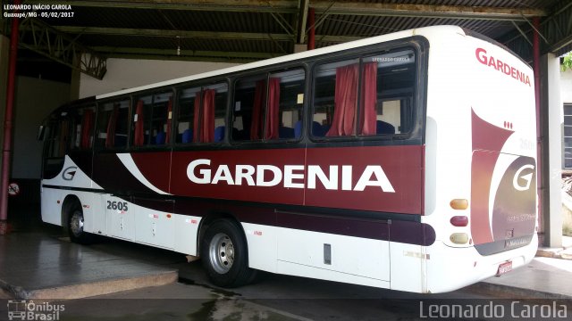 Expresso Gardenia 2605 na cidade de Guaxupé, Minas Gerais, Brasil, por Leonardo Carola. Número da foto: #4817724.