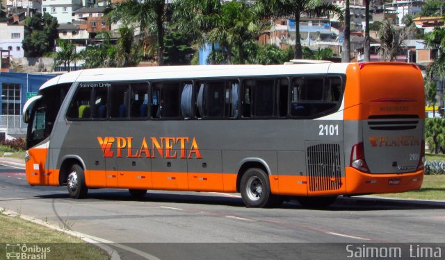 Planeta Transportes Rodoviários 2101 na cidade de Vitória, Espírito Santo, Brasil, por Saimom  Lima. ID da foto: 4818090.