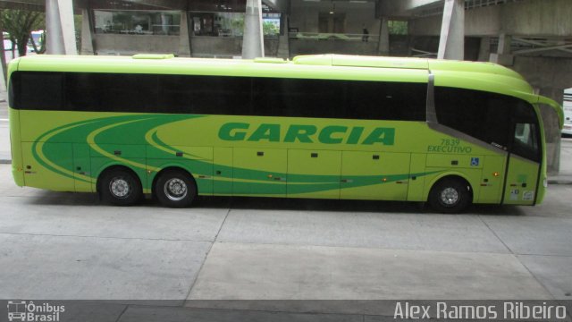 Viação Garcia 7839 na cidade de Curitiba, Paraná, Brasil, por Alex Ramos Ribeiro. ID da foto: 4818467.