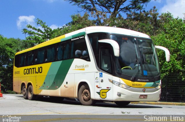 Empresa Gontijo de Transportes 18470 na cidade de São Paulo, São Paulo, Brasil, por Saimom  Lima. Número da foto: #4818129.