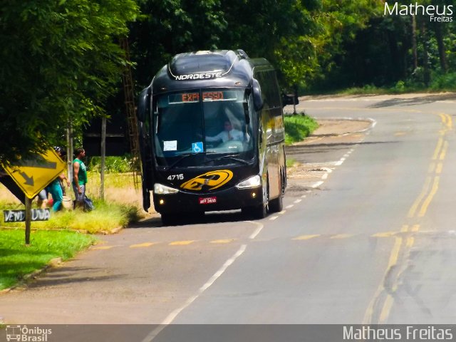 Expresso Nordeste 4715 na cidade de Nova Tebas, Paraná, Brasil, por Matheus Freitas. Número da foto: #4817917.