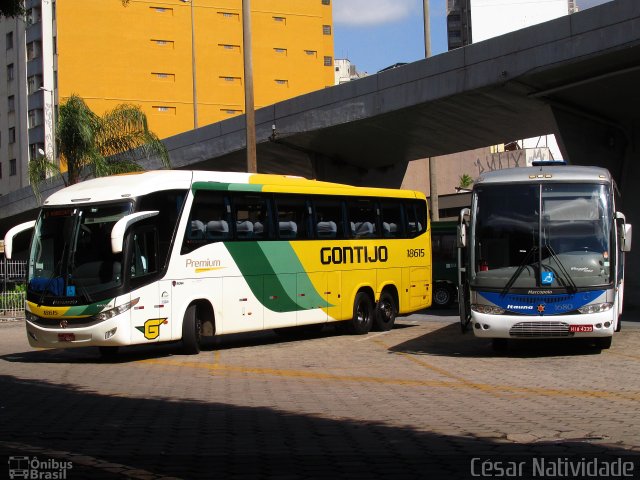 Empresa Gontijo de Transportes 18615 na cidade de Belo Horizonte, Minas Gerais, Brasil, por César Natividade. ID da foto: 4818053.