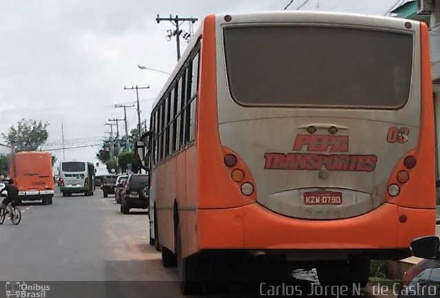 Pepa Transporte 03 na cidade de Santarém, Pará, Brasil, por Carlos Jorge N.  de Castro. ID da foto: 4819198.