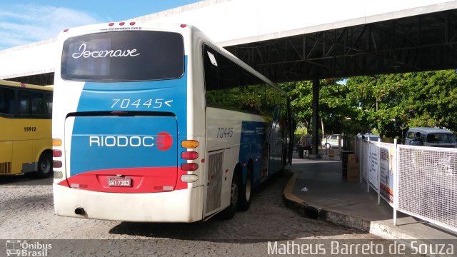 Viação Riodoce 70445 na cidade de Campos dos Goytacazes, Rio de Janeiro, Brasil, por Matheus Barreto de Souza. ID da foto: 4820532.