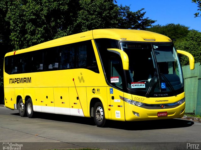 Viação Itapemirim 60657 na cidade de São Paulo, São Paulo, Brasil, por Alexandre Promenzio. ID da foto: 4820152.