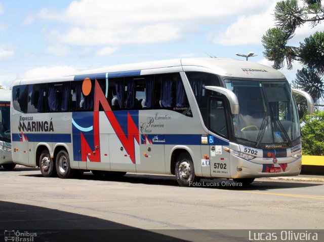 Expresso Maringá 5702 na cidade de Londrina, Paraná, Brasil, por Lucas Oliveira . Número da foto: #4819433.