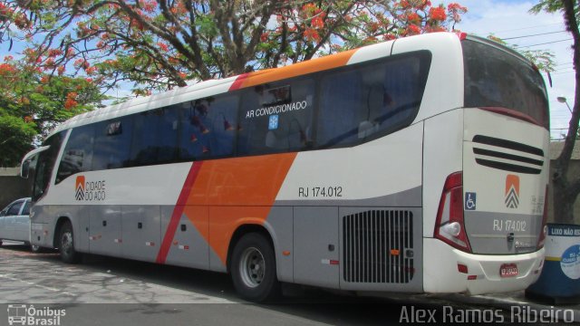 Viação Cidade do Aço RJ 174.012 na cidade de Aparecida, São Paulo, Brasil, por Alex Ramos Ribeiro. Número da foto: #4821575.