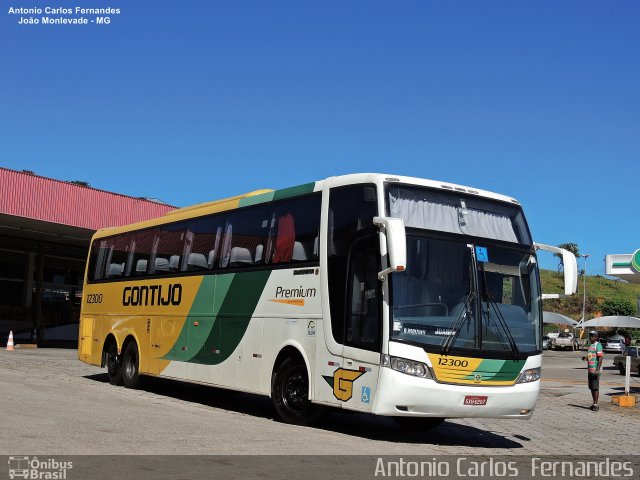 Empresa Gontijo de Transportes 12300 na cidade de João Monlevade, Minas Gerais, Brasil, por Antonio Carlos Fernandes. Número da foto: #4819670.