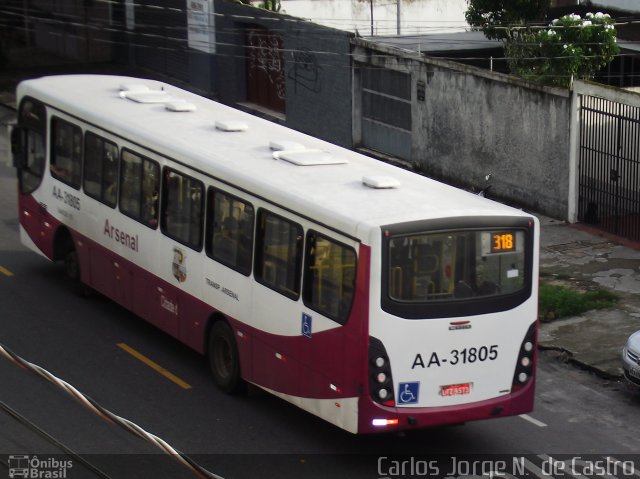 Transportadora Arsenal AA-31805 na cidade de Belém, Pará, Brasil, por Carlos Jorge N.  de Castro. Número da foto: #4818991.