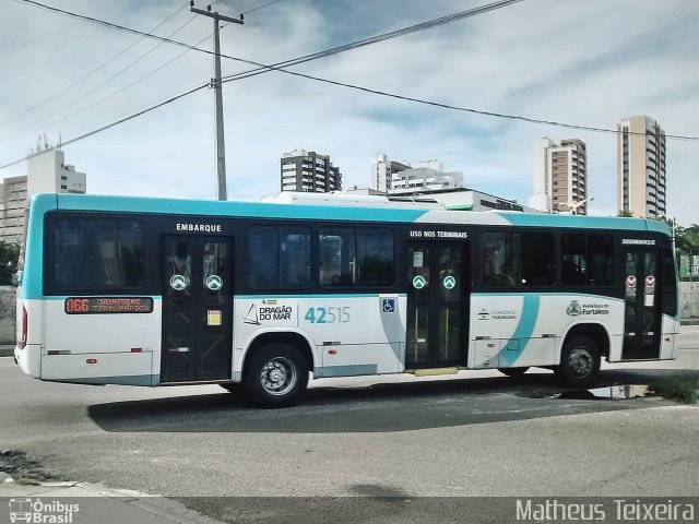 Auto Viação Dragão do Mar 42515 na cidade de Fortaleza, Ceará, Brasil, por Matheus Lima Teixeira. Número da foto: #4819165.