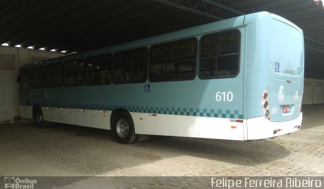 Transportes Santa Maria 610 na cidade de Pelotas, Rio Grande do Sul, Brasil, por Felipe Ferreira Ribeiro. ID da foto: 4819411.