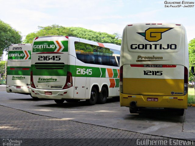 Empresa Gontijo de Transportes 12115 na cidade de São Paulo, São Paulo, Brasil, por Guilherme Estevan. Número da foto: #4822891.