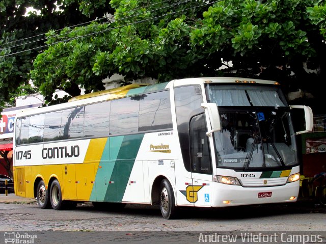 Empresa Gontijo de Transportes 11745 na cidade de Pirapora, Minas Gerais, Brasil, por Andrew Campos. ID da foto: 4825915.