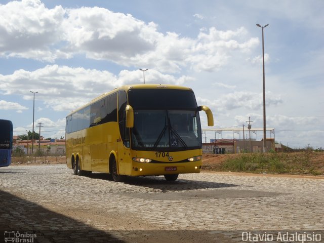 Viação Nordeste 1704 na cidade de Mossoró, Rio Grande do Norte, Brasil, por Otavio Adalgisio. Número da foto: #4825234.