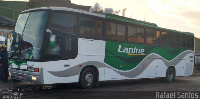 Lanine Tur Turismo e Fretamento 400 na cidade de Rio de Janeiro, Rio de Janeiro, Brasil, por Rafael Leonel Jacinto dos Santos. ID da foto: 4824712.