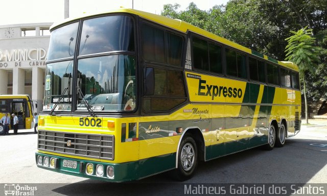 Expresso Brasileiro 5002 na cidade de São Paulo, São Paulo, Brasil, por Matheus Gabriel dos Santos. ID da foto: 4824581.