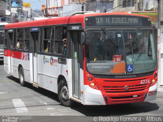 Real Alagoas de Viação 4224 na cidade de Maceió, Alagoas, Brasil, por Rodrigo Fonseca. Número da foto: #4826375.