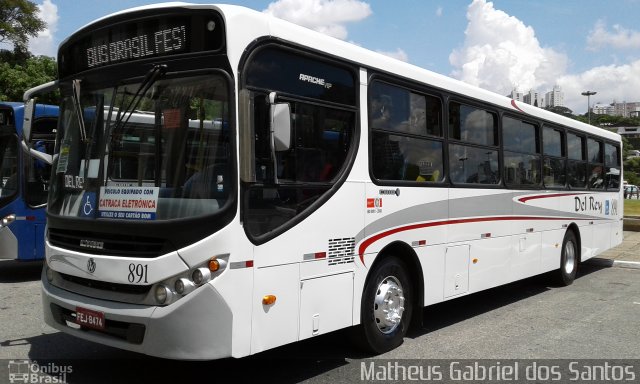 Del Rey Transportes 891 na cidade de São Paulo, São Paulo, Brasil, por Matheus Gabriel dos Santos. Número da foto: #4824634.