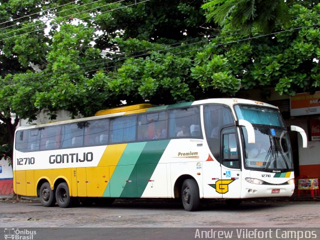 Empresa Gontijo de Transportes 12710 na cidade de Pirapora, Minas Gerais, Brasil, por Andrew Campos. ID da foto: 4825921.