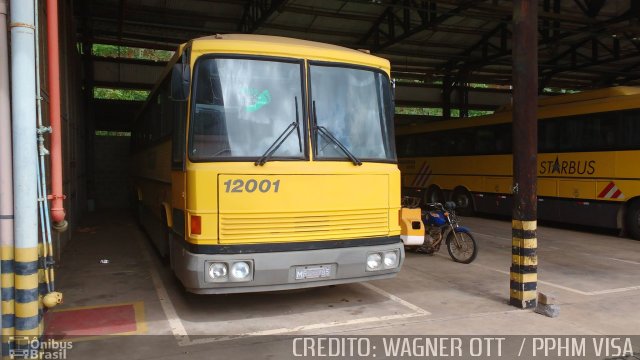 Viação Itapemirim 12001 na cidade de Cachoeiro de Itapemirim, Espírito Santo, Brasil, por Leonardo Luigi Maffei. Número da foto: #4826530.
