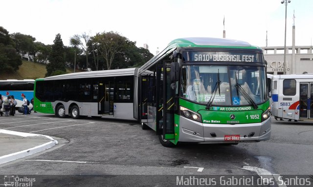 Viação Santa Brígida 1 1052 na cidade de São Paulo, São Paulo, Brasil, por Matheus Gabriel dos Santos. Número da foto: #4824651.