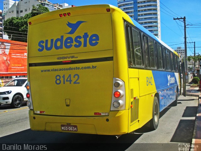 Viação Sudeste 8142 na cidade de Guarapari, Espírito Santo, Brasil, por Danilo Moraes. Número da foto: #4824659.
