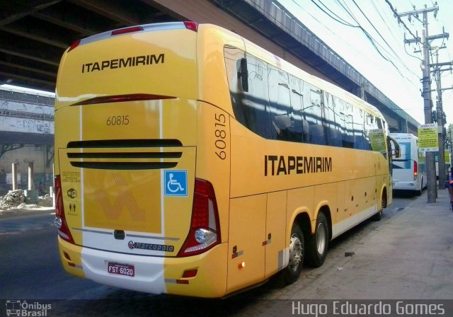 Viação Itapemirim 60815 na cidade de Rio de Janeiro, Rio de Janeiro, Brasil, por Hugo Eduardo Gomes. ID da foto: 4828156.