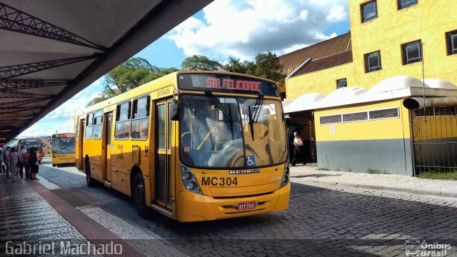 Auto Viação Mercês MC304 na cidade de Curitiba, Paraná, Brasil, por Gabriel Machado. Número da foto: #4827688.