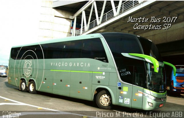 Viação Garcia 7967 na cidade de Campinas, São Paulo, Brasil, por Prisco Martin Pereira. Número da foto: #4827436.