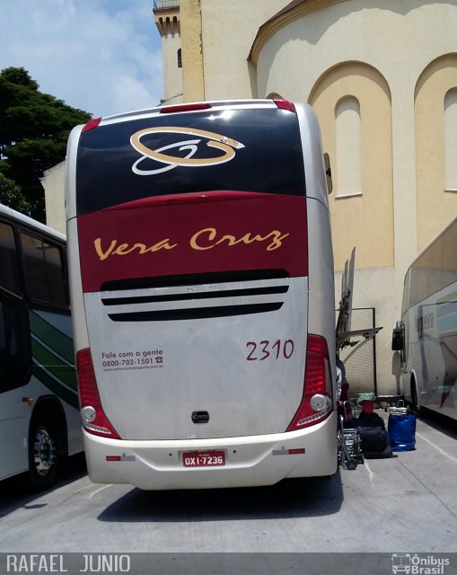 Vera Cruz Transporte e Turismo 2310 na cidade de São Paulo, São Paulo, Brasil, por RAFAEL  JUNIO FONSECA. Número da foto: #4827908.