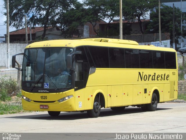 Viação Nordeste 1520 na cidade de Natal, Rio Grande do Norte, Brasil, por Joao Paulo Nascimento Silva. Número da foto: #4828655.