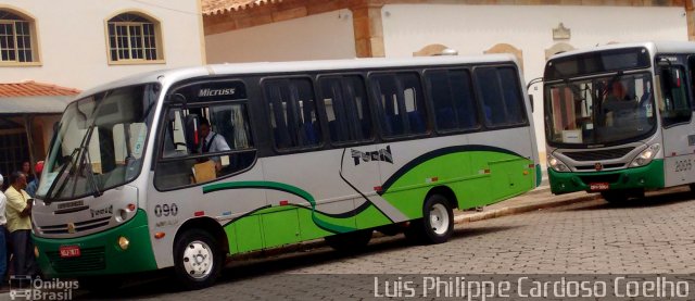 Turin Transportes 090 na cidade de Ouro Branco, Minas Gerais, Brasil, por Luis Philippe Cardoso Coelho. Número da foto: #4827700.