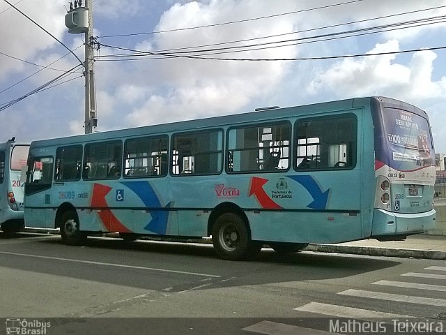 Viação Santa Cecília 36009 na cidade de Fortaleza, Ceará, Brasil, por Matheus Lima Teixeira. Número da foto: #4827842.