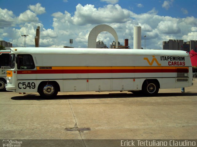 Viação Itapemirim C549 na cidade de São Paulo, São Paulo, Brasil, por Erick Tertuliano Claudino. ID da foto: 4827017.