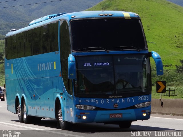 Viação Normandy do Triângulo 2803 na cidade de Paracambi, Rio de Janeiro, Brasil, por Sidcley Lourenço. Número da foto: #4877979.
