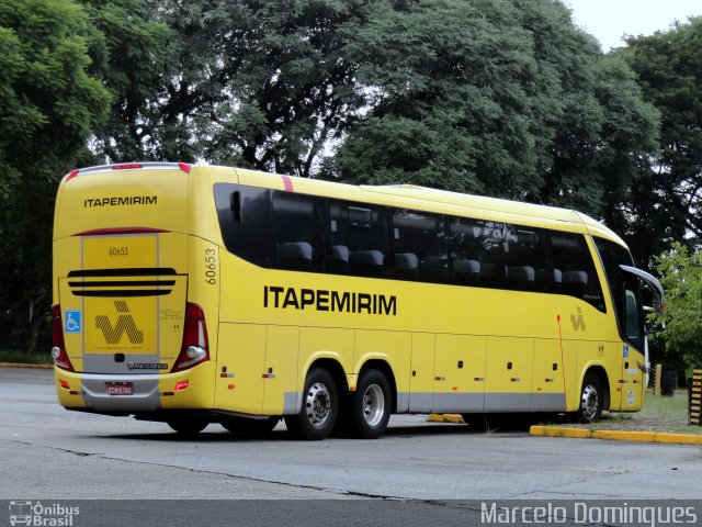 Viação Itapemirim 60653 na cidade de São Paulo, São Paulo, Brasil, por Marcelo Domingues. ID da foto: 4877534.