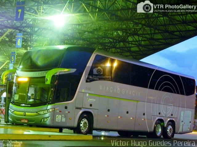 Viação Garcia 8481 na cidade de Maringá, Paraná, Brasil, por Victor Hugo Guedes Pereira. Número da foto: #4876732.