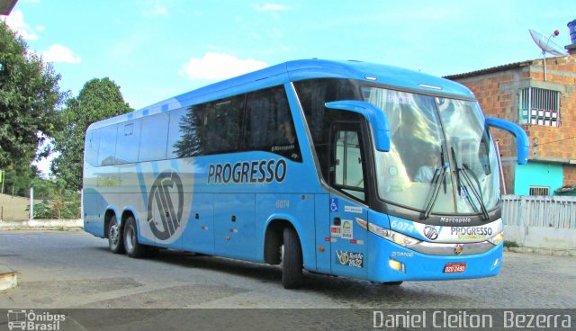 Auto Viação Progresso 6074 na cidade de Lajedo, Pernambuco, Brasil, por Daniel Cleiton  Bezerra. ID da foto: 4878059.