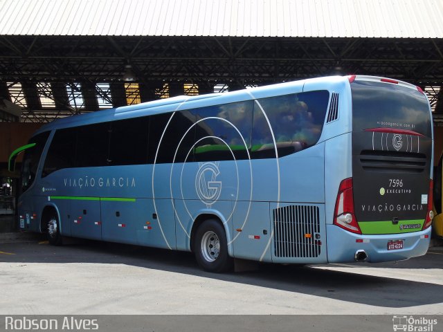 Viação Garcia 7596 na cidade de Paranavaí, Paraná, Brasil, por Robson Alves. Número da foto: #4877172.