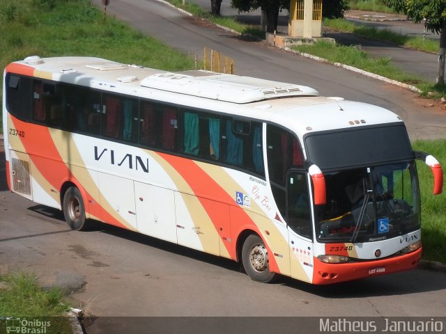 VIAN - Viação Anapolina 23740 na cidade de Anápolis, Goiás, Brasil, por Matheus Januario. Número da foto: #4878407.