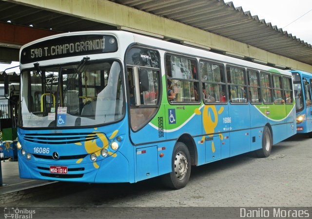 Expresso Santa Paula 16086 na cidade de Serra, Espírito Santo, Brasil, por Danilo Moraes. ID da foto: 4875282.