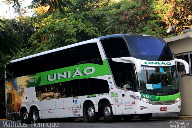 Empresa União de Transportes 4183 na cidade de São Paulo, São Paulo, Brasil, por Matheus Henrique. Número da foto: #4876976.