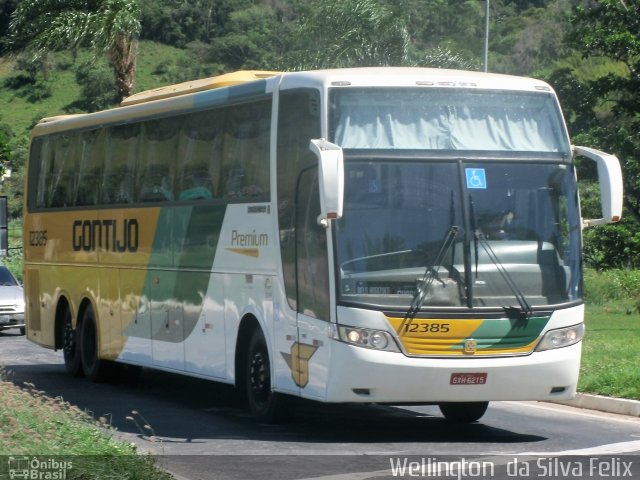 Empresa Gontijo de Transportes 12385 na cidade de Viana, Espírito Santo, Brasil, por Wellington  da Silva Felix. ID da foto: 4878237.